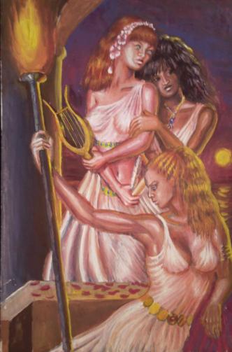 Korinna, Erinna si Sappho, 3 mari poete din Grecia antica